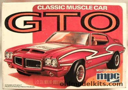MPC 1/25 Pontiac GTO Classic Muscle Car, 1-0748 plastic model kit